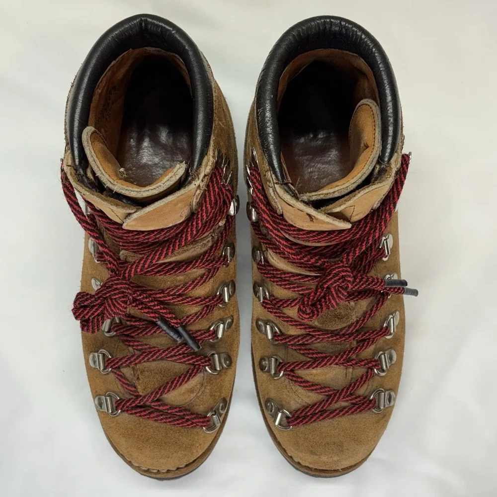 Vintage Dexter Mountaineer‎ Alpine Hiking Boots Men's 6 Women's 7 USA